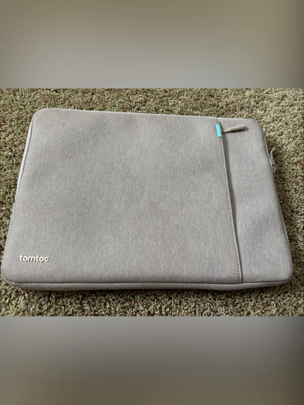 Tomtoc Defender Gray Laptop Sleeve/ Case for 15